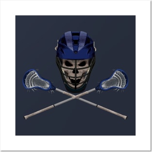 Lax skull Posters and Art